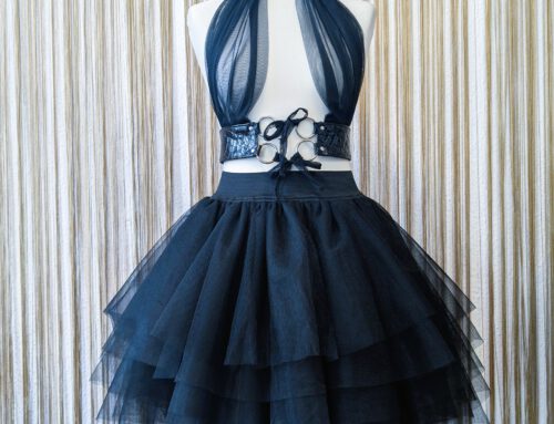 Lederoberteil mit Rock